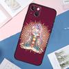 Чехол для телефона Мандала Чакра Инсист Йога Для iPhone 14 11 12 13 15 16 Pro Max Mini XS XR X Plus Мягкий чехол Capa
