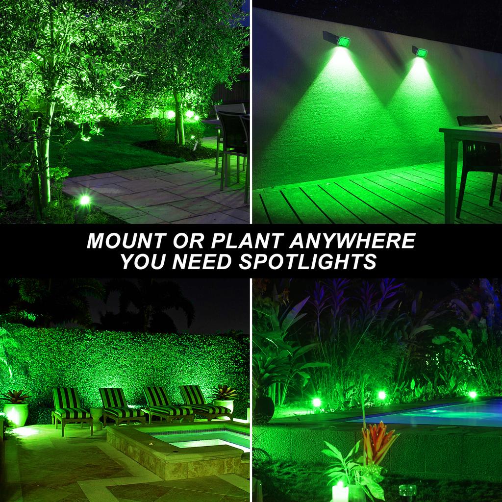 20 светодиодов, зеленый солнечный светодиодный светильник, наружный, IP65, водонепроницаемый, солнечный светильник, украшение сада, 4 в 1, уличный, супер яркий, ландшафтный прожектор