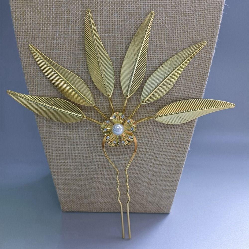 Инструмент для дизайна прически U-образная шпилька Древний стиль Головной убор Металлические палочки для волос Тайский головной убор