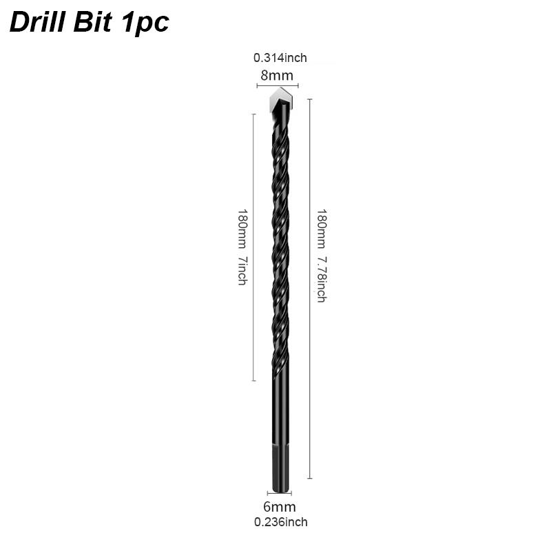 Бетонная плитка Металлическое сверло Каменная кладка Твердосплавный для стекла Керамический кирпич Пластик Дерево Каменщик Керамическая стена Кольцевая пила Удлинитель Длинный