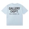 Унисекс свободная футболка с принтом Gallery Dept 2026 Summer - Голливуд, Калифорния