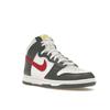 Nike Dunk High Embossed Hoops - Iron Grey Gym Red Мужские кроссовки Opti-Yellow White FD0668-001