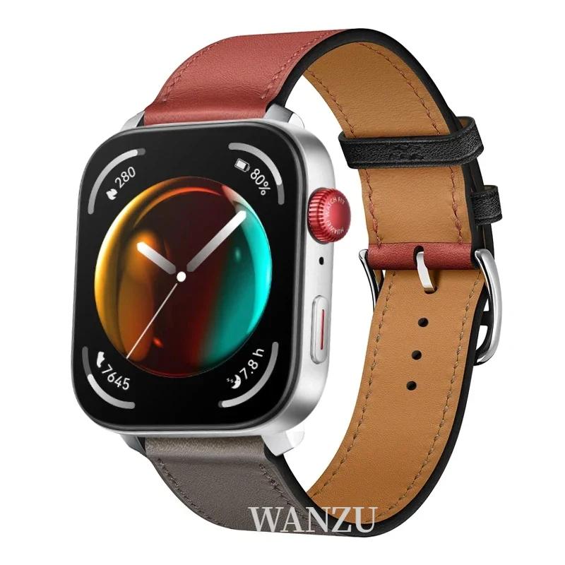 Высококачественный кожаный ремешок для Huawei Watch Fit 5 Pro/4 Pro, спортивный, удобный, дышащий браслет, аксессуар Correa для Huawei Fit 5/4/3
