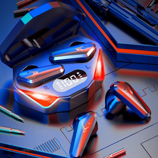 Беспроводные наушники-вкладыши с высоким качеством звука Mega Bass RGB, дышащий светильник, Bluetooth-совместимый, мини-стереоигры 5.1