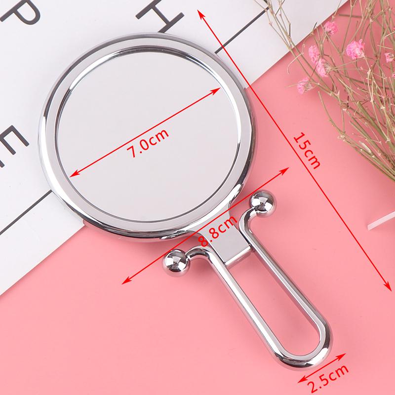 5/10-кратное увеличительное ручное зеркало для путешествий, двухстороннее складное ручное зеркало для макияжа
