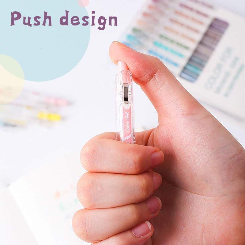 9 шт. набор гелевых ручек Esthete, винтажные принадлежности для письма Morandi, цветные чернила, нейтральные ручки, милые канцелярские принадлежности, прекрасный подарок