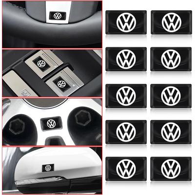Для Volkswagen 10 шт. Новые 3D Эпоксидные Автомобильные Наклейки Маленькие Капельные Клеевые Наклейки Для Volkswagen Golf Passat B6 Magotan Touran Arteon Sciroc
