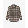 Men S Flannel Big Check Shirt Ch202e 54n Six