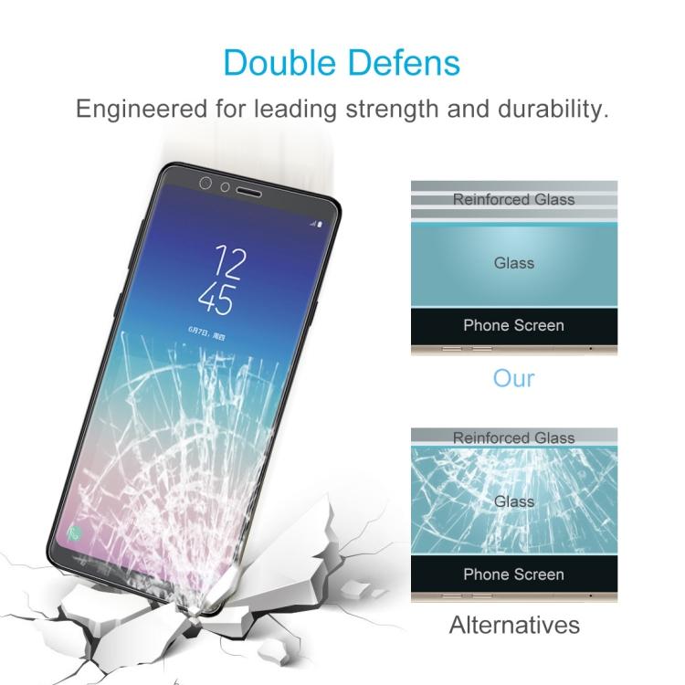 Закаленное стекло 0,26 мм 9H 2,5D для Galaxy A9 Star