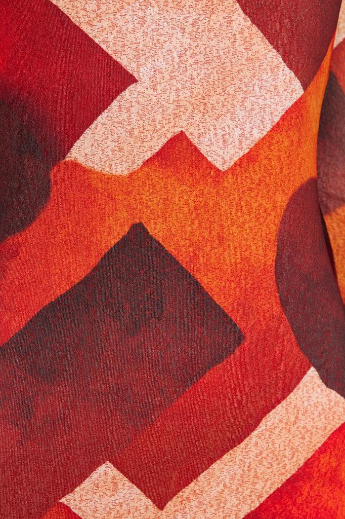 Women's Fashion New Dress Multi-Colored Special Textured Fitted Back Detailed Maxi Flexible Knitted Pencil Dress