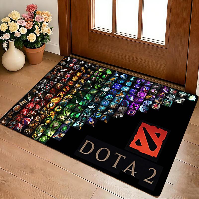 Коврик для гостиной Dota Нескользящий Ковер Мягкий Ковер для Спальни Игровой Комнаты Дивана Офиса Домашний Декор Придверный коврик Рождественский Подарок C92611