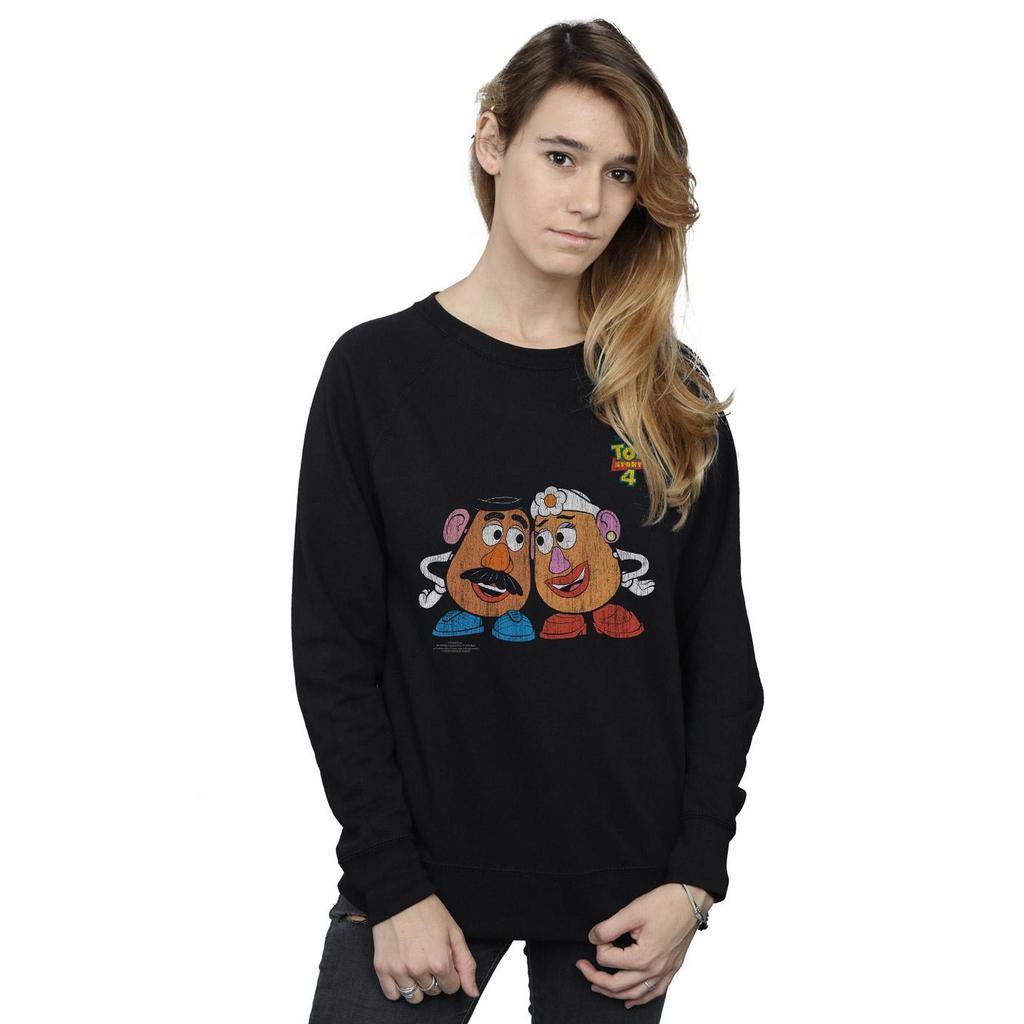 Disney Womens/Ladies Toy Story 4 Mr And Mrs Potato Head Sweatshirt