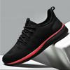 Men Casual Shoes Fashion Breathable Walking Mesh Flat Shoes Sneakers For Men Gym Vulcanized Shoes Black Sneakers