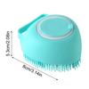 Силиконовая щетка для ванны, массажный душ, скраб для тела, отшелушивающий инструмент для чистки кожи, для домашних животных, собак и кошек, силиконовая щетка для ванны, массажный инструмент