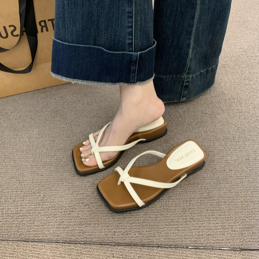 Fashion Shoes Women Rubber Flip Flops Slippers For Swimming Pool Slides Pantofle Platform Soft Hawaiian Beach 2025 Scandals Rubber Flip