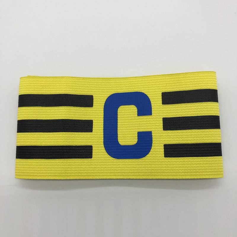 1 Pcs Professional Football Armband Nylon Adjustable Soccer Arm Band Soccer Captain Armband Group Armband 6