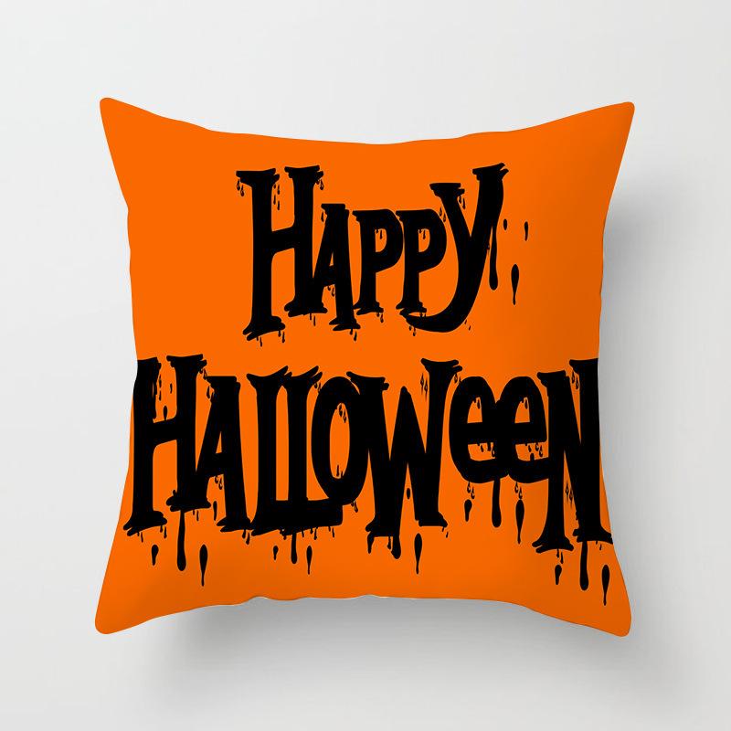 New Halloween Pumpkin Series Pillow Cover Festive Home Sand Release Art Pillow Cushion Cover