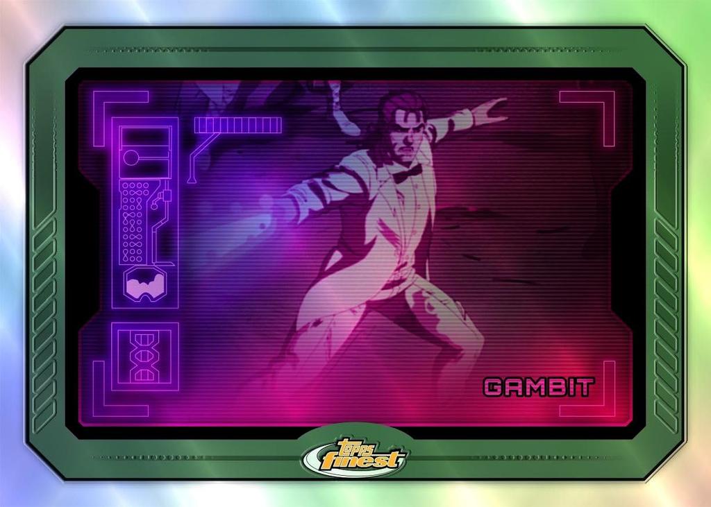 2025 Topps Finest Marvel Trading Card Hobby Box X-Men '97