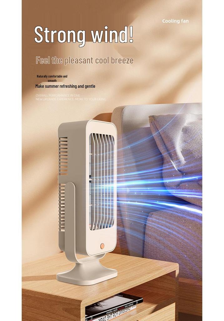 USB Double Blade Air Circulation Fan for Dorm and Office