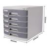 Deli 5-Layer Locking Desktop File Cabinet