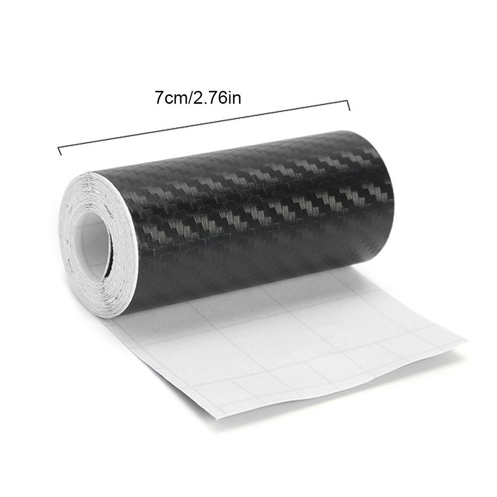 DIY Nano 3D Carbon Fiber Car Sticker Threshold Protection Strip Bumper Tape Motorcycle And Bicycle Waterproof Protection Film