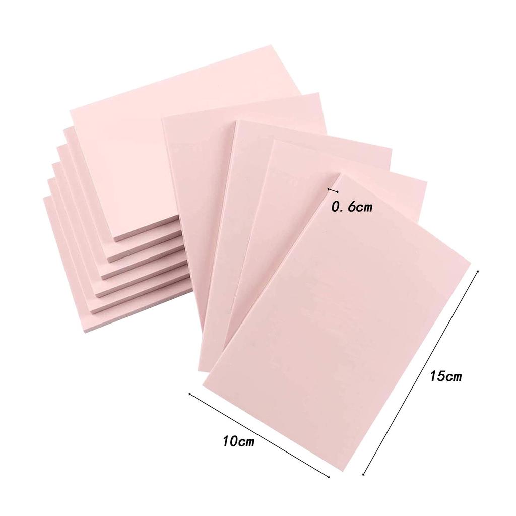 10 Pieces Rubber Carving Blocks Engraving Block Accessories Professional Carft Linoleum Block Stamp Making for Stamping Women