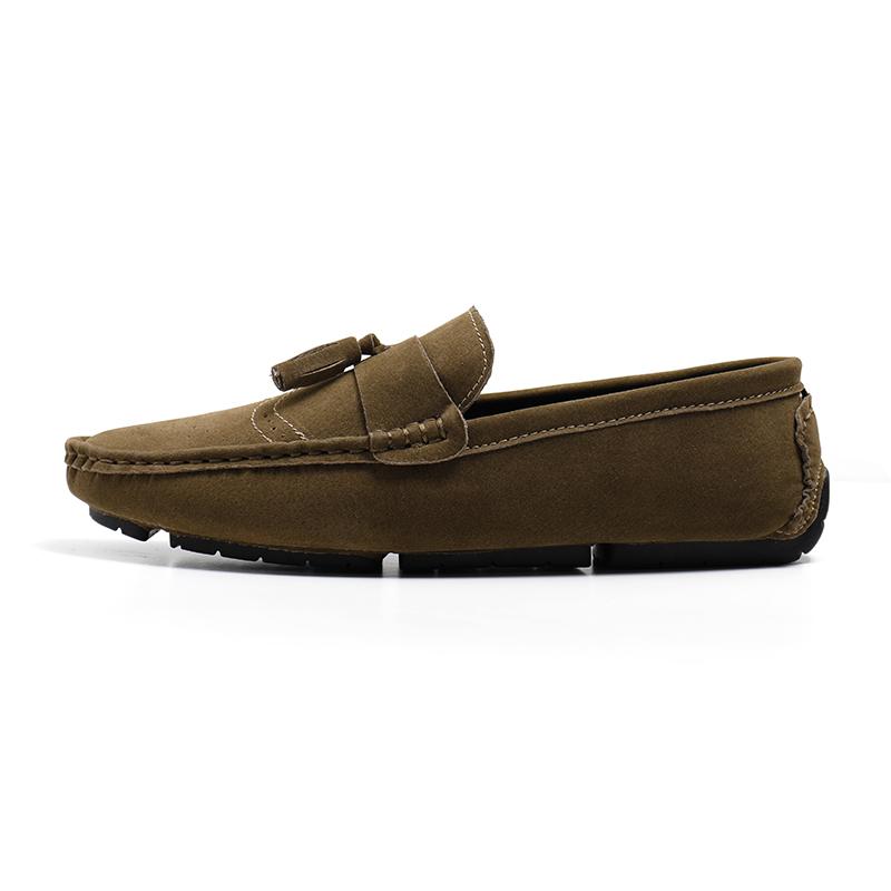 Fashion High-quality Mens Loafers Casual Shoes Fashion Men Leather Tassel Design Plus Size Moccasins Slip On Mens Flats Comfy Boat Shoes