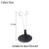 Adjustable Metal White Black Doll Dummy Puppet Wrist Stand Holder Bracket Support Dollhouse Accessories Toy Store Display