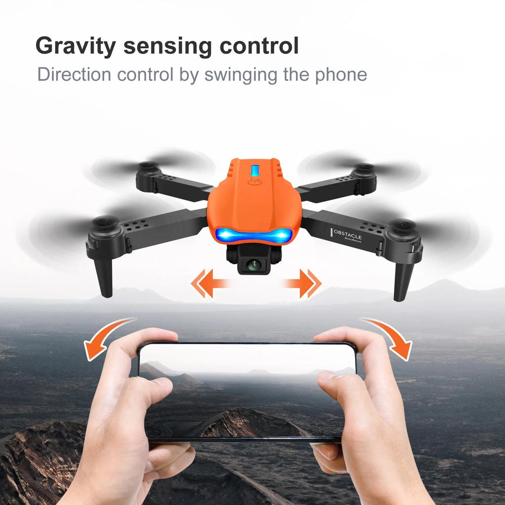 E99 Pro Drone with 4k Professional Camera Aerial Photography Dual Camera HD Camera Three sided Obstacle Avoidance Quadcopter