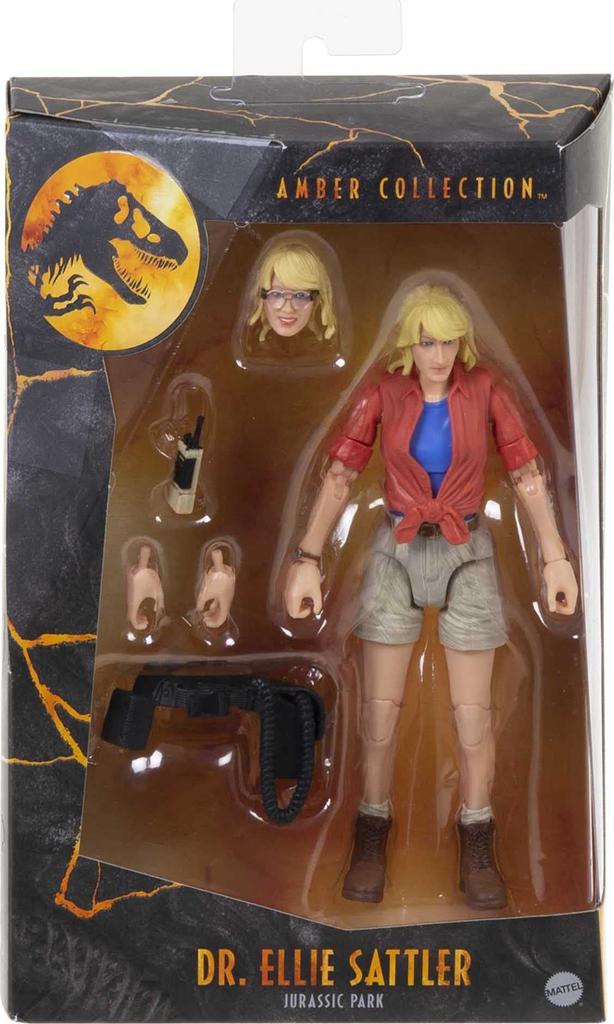 Mattel Парк Юрского периода Кукла-фигурка Эмбер Сэттлер с подвижными суставами GWP82 Коллекция/Элли [Игрушка-динозавр] [Возраст 8+]