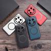 Кожа PU Беспроводная зарядка Для Магнитный чехол Для Xiaomi 14 Ultra Xiaomi14 Ultra G Мягкая задняя крышка