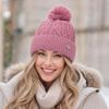 Windproof Knitted Cap Ear Protection Beanie Hats Fashion Winter Hat  for Women