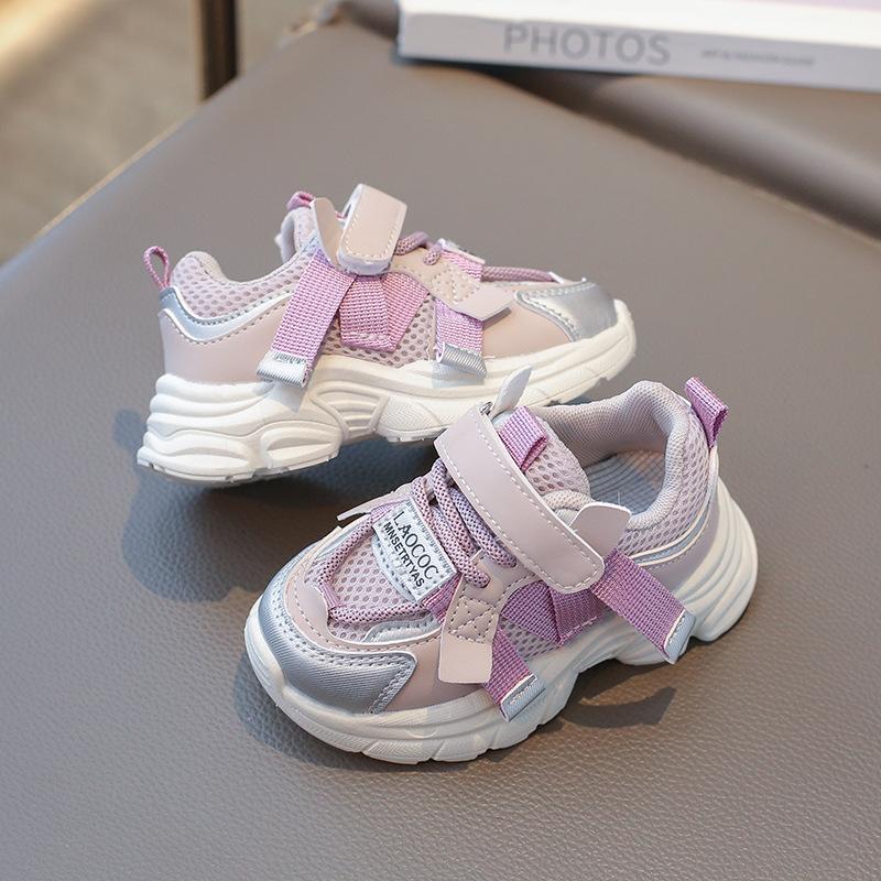 Children Sports Shoes Spring Lightweight School Boy Running Shoes Little Girl Sneakers Soft Patchwork Student Shoes H03035