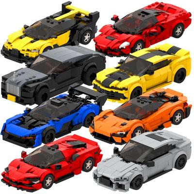 2024 Горячий MOC Speed City Car Champion Racer Классический суперкар Строительные блоки Brick Racing Super Technique Creative Garage DIY Set
