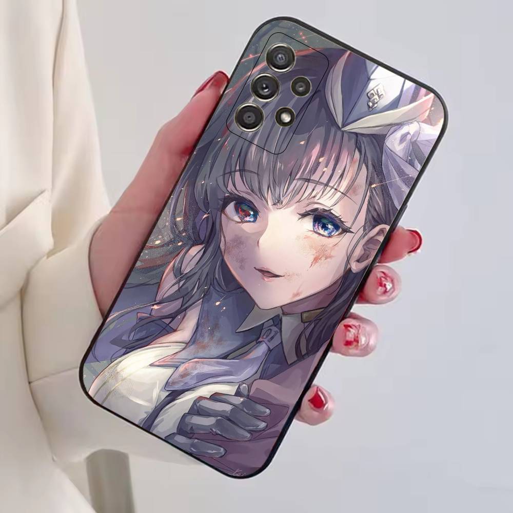 Чехол для телефона Game P-roject N-NIKKE для Samsung S25, S24, S21, S22, S23, S30, Ultra, S20, Plus, Fe, Мягкий силиконовый черный чехол