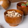 Natural Jujube Wood Noodle Bowl Handmade Round Soup Salad Bowl Food-Safe Oil Finish Handcrafted Rice Mug for Tea Coffee