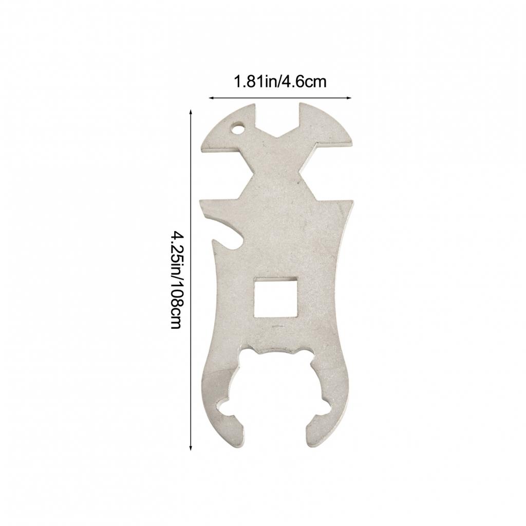 Gas Cylinder Wrench Compatible with Most Common Sizes from 13mm To 19mm