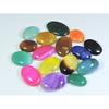270Cts. Natural Onyx Agate Ring Size Oval Cabochon Loose Gemstone 16Pcs Lot A-640