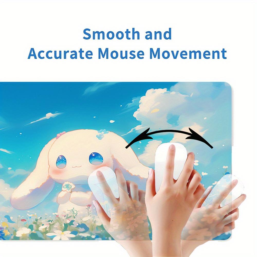 1pc Cinnamoroll Flower Field Dreamy SkyComputer Pad with Vibrant Game Machine Print, Mouse Pads for Desk0515013