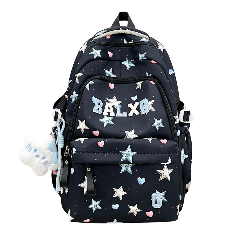 Schoolbag high-value girl schoolbag 1011 new ins wind junior high school student backpack fresh and sweet travel backpack