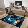 1pc Ethereal Space Scene with Saturn Chair Mat - Office Desk Pad, Non-Slip Carpet for Home Decor, Suitable for All Seasons, Ideal Gift for Holidays.P0