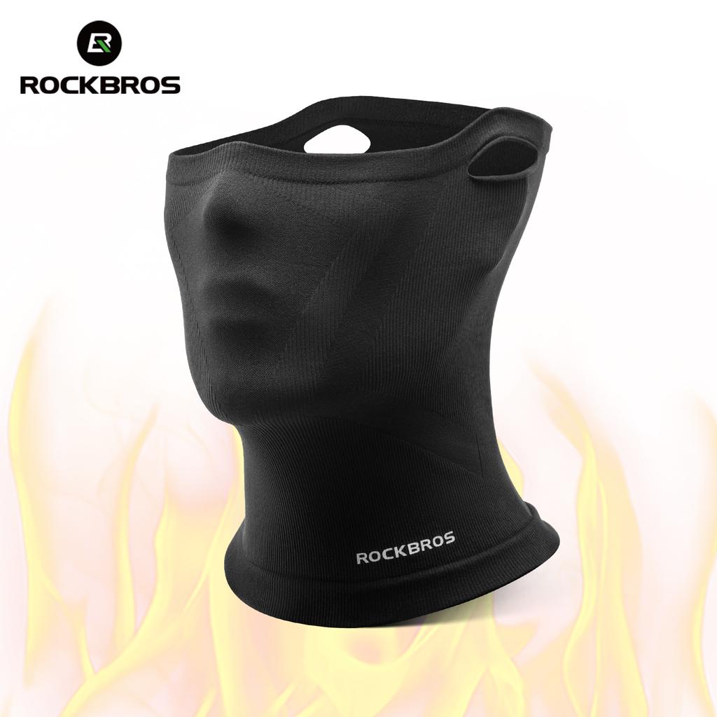 Rockbros Теплая Бандана-Маска для Велосипеда Маска для Лица Балаклава Маска из Ледяного Шелка для Походов на Открытом Воздухе Удобный Бесшовный Защитный Шарф