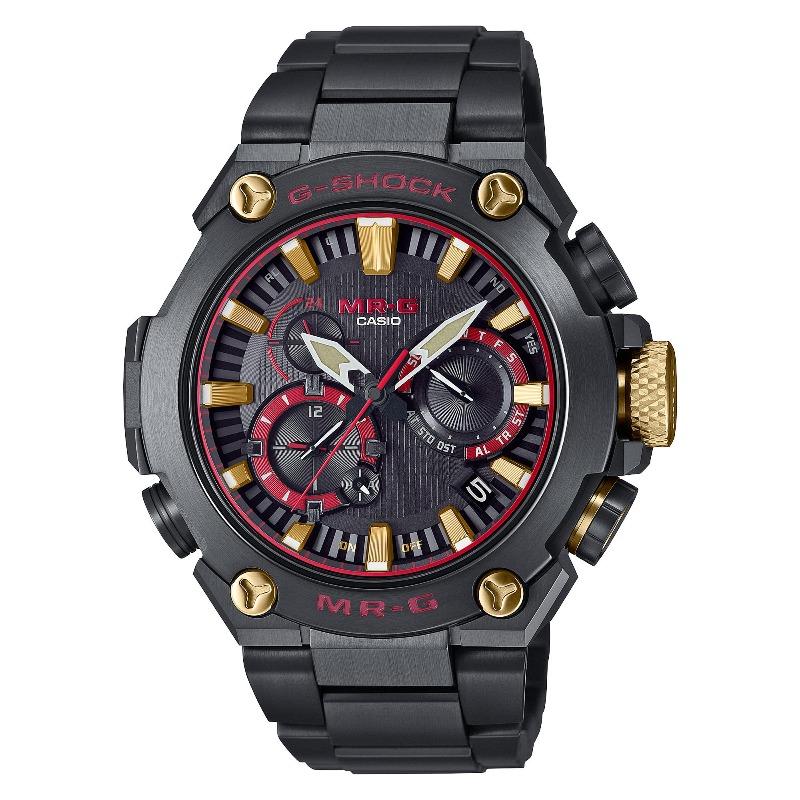 Casio Мужские кварцевые часы с защитой от ударов и водонепроницаемостью 200 м MRG-B2000B-1A4