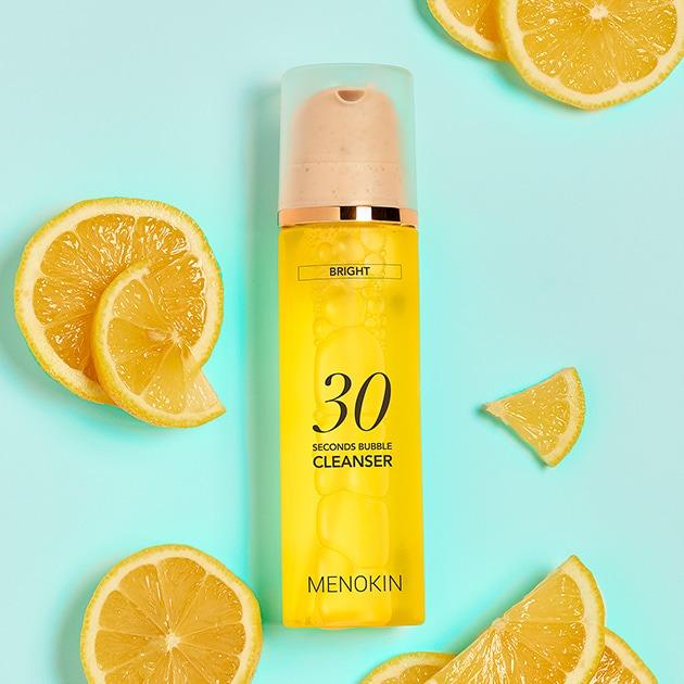Menokin 30-Seconds Bubble Cleanser Bright Radiance Refreshing 150ml