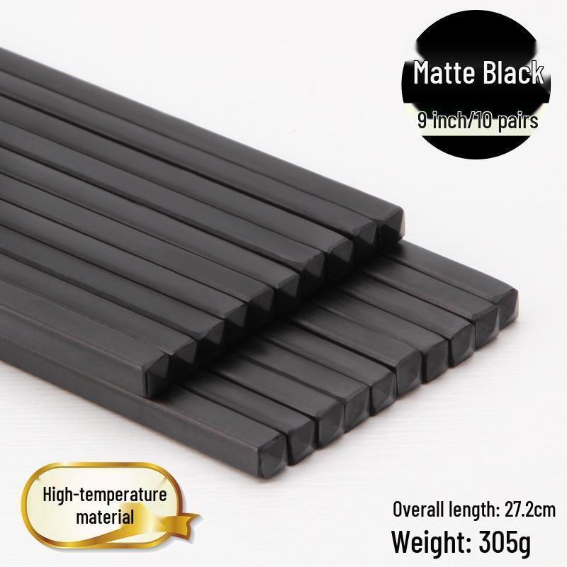 Colorful Disinfected Melamine Chopsticks for Hotels, Restaurants, and Fast Food