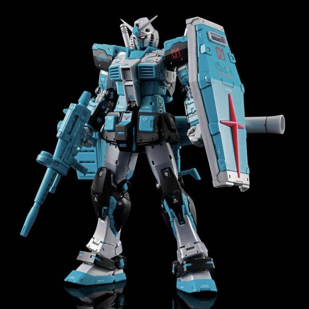 Anime Figures Rg Rx-78-2 2.0 Hatsune Miku Color Premium Plastic Model Kit Collectible Unassembled Robot Figure Toy Gifts