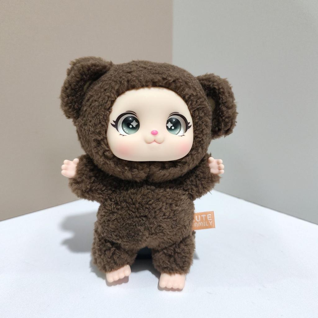 Милые животные Виниловая лицевая плюшевая игрушка Кролик Медведь Овца Набитая кукла Подвеска для подарочного пакета