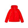 Casual Sports Hooded Down Jacket Women Outerwear Red F11W048919FRD