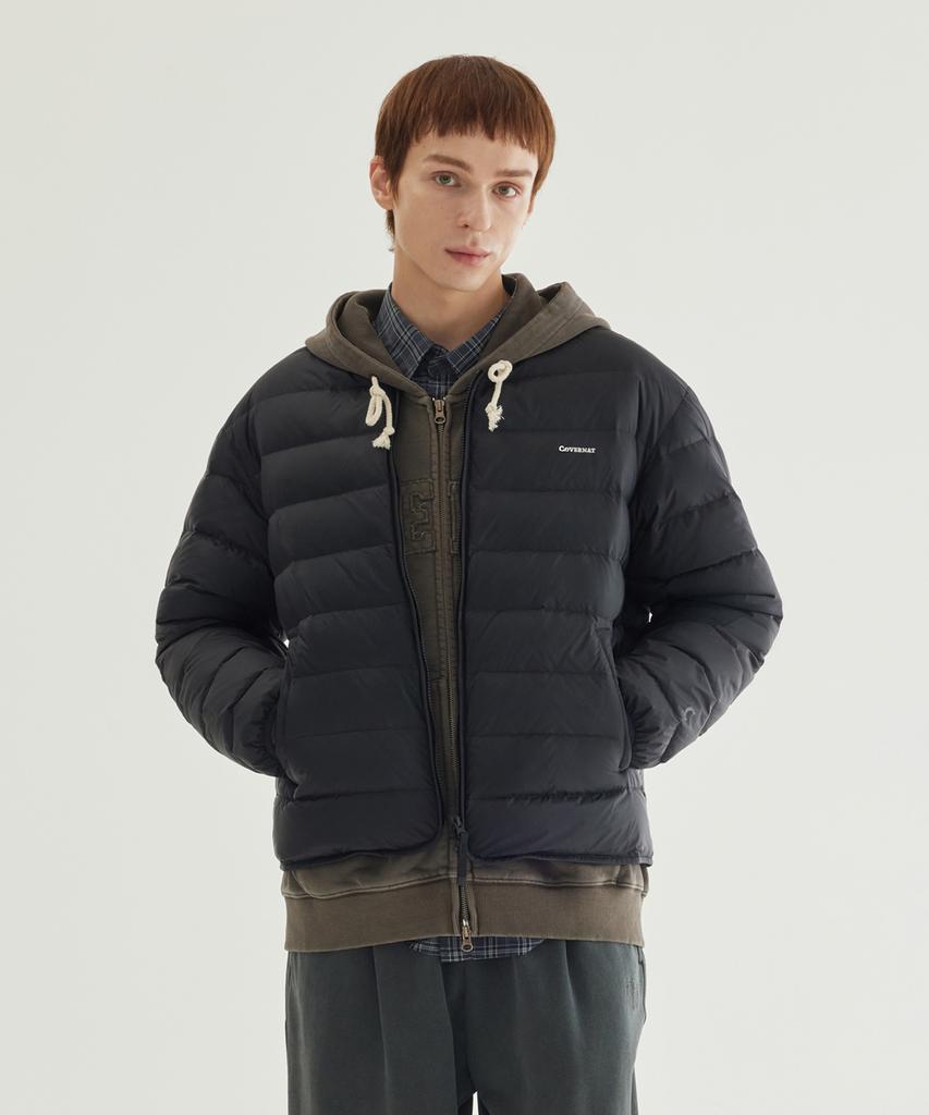 Covernat Cover Light Collarless Down Black