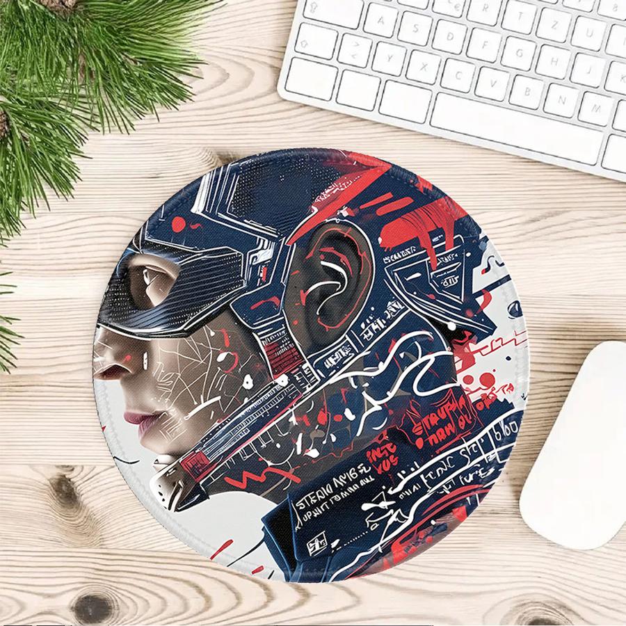 1pc Mouse Pad office Pad Desk accessories Game Console Pad Computer Laptop Pad Keyboard Mouse Pad Anti slip Captain America Cool